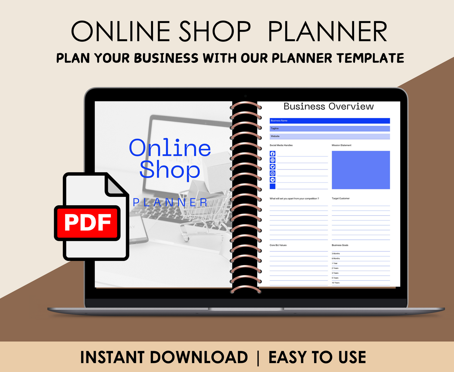 ONLINE SHOP PLANNER
