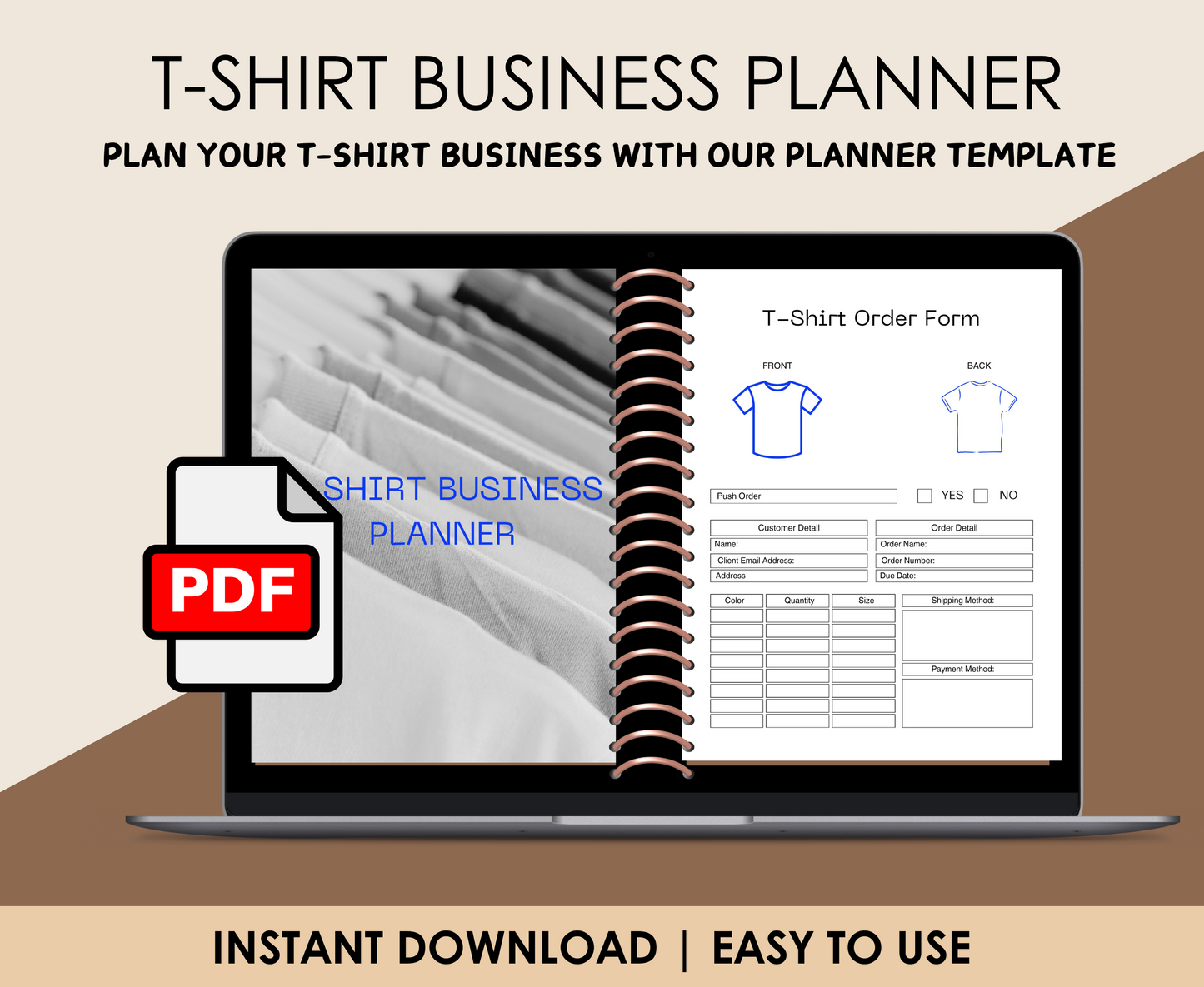 T-SHIRT BUSINESS PLANNER
