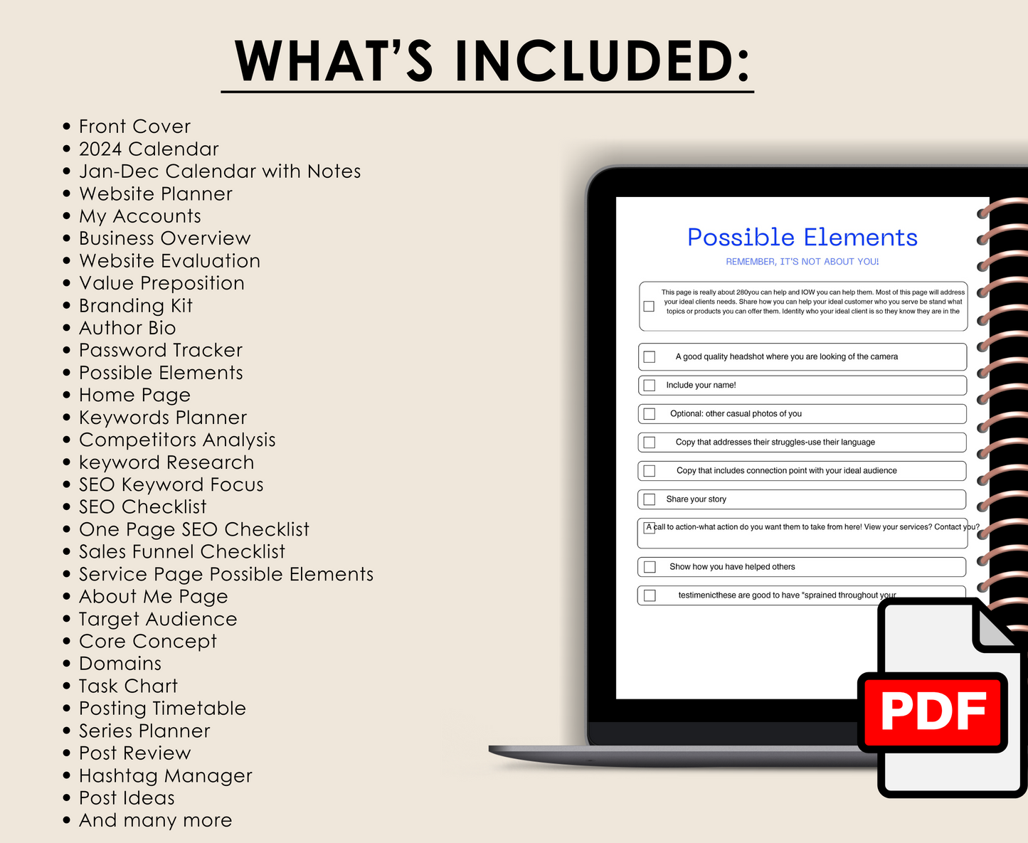 WEBSITE BUSINESS PLANNER