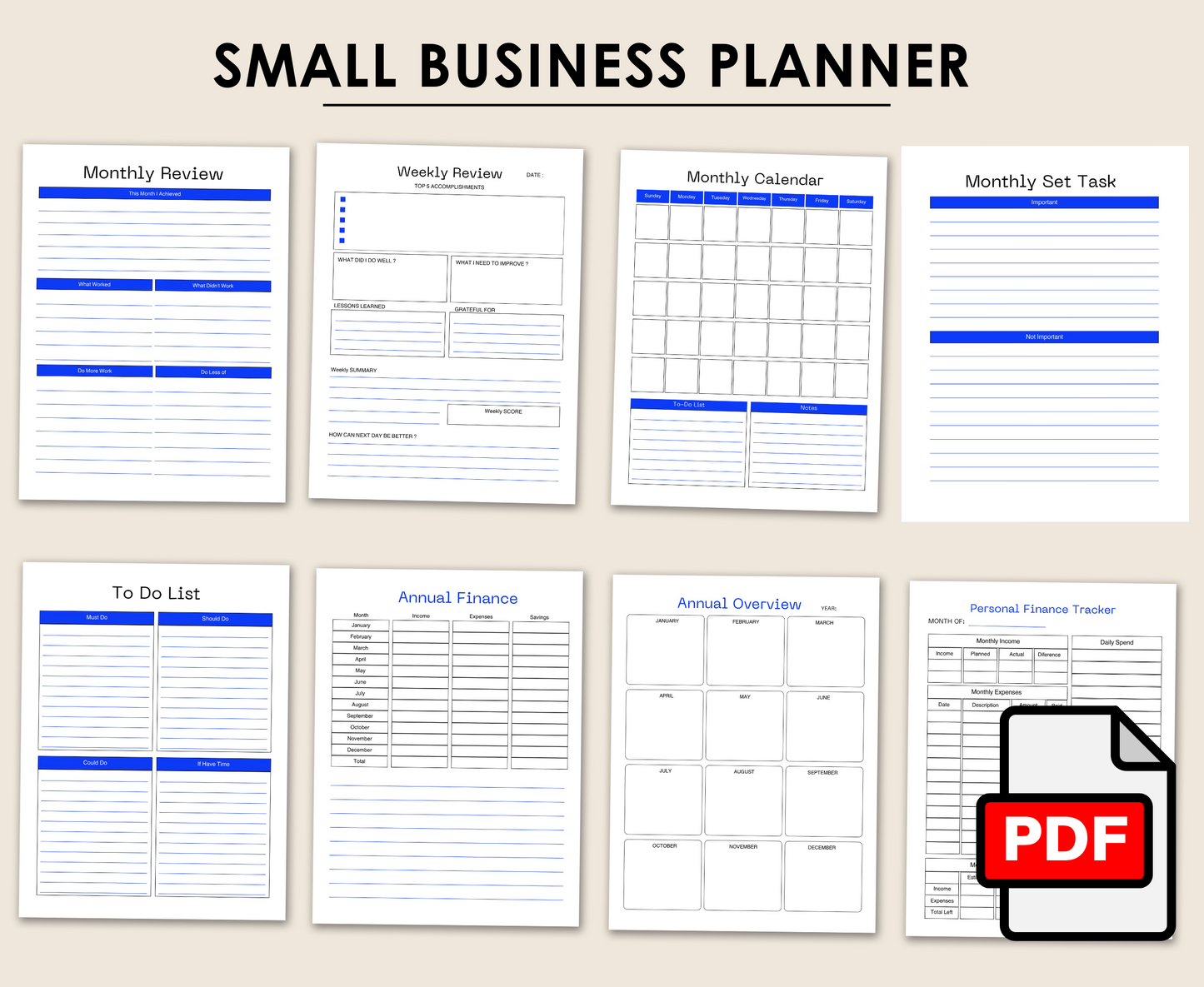 SMALL BUSINESS PLANNER