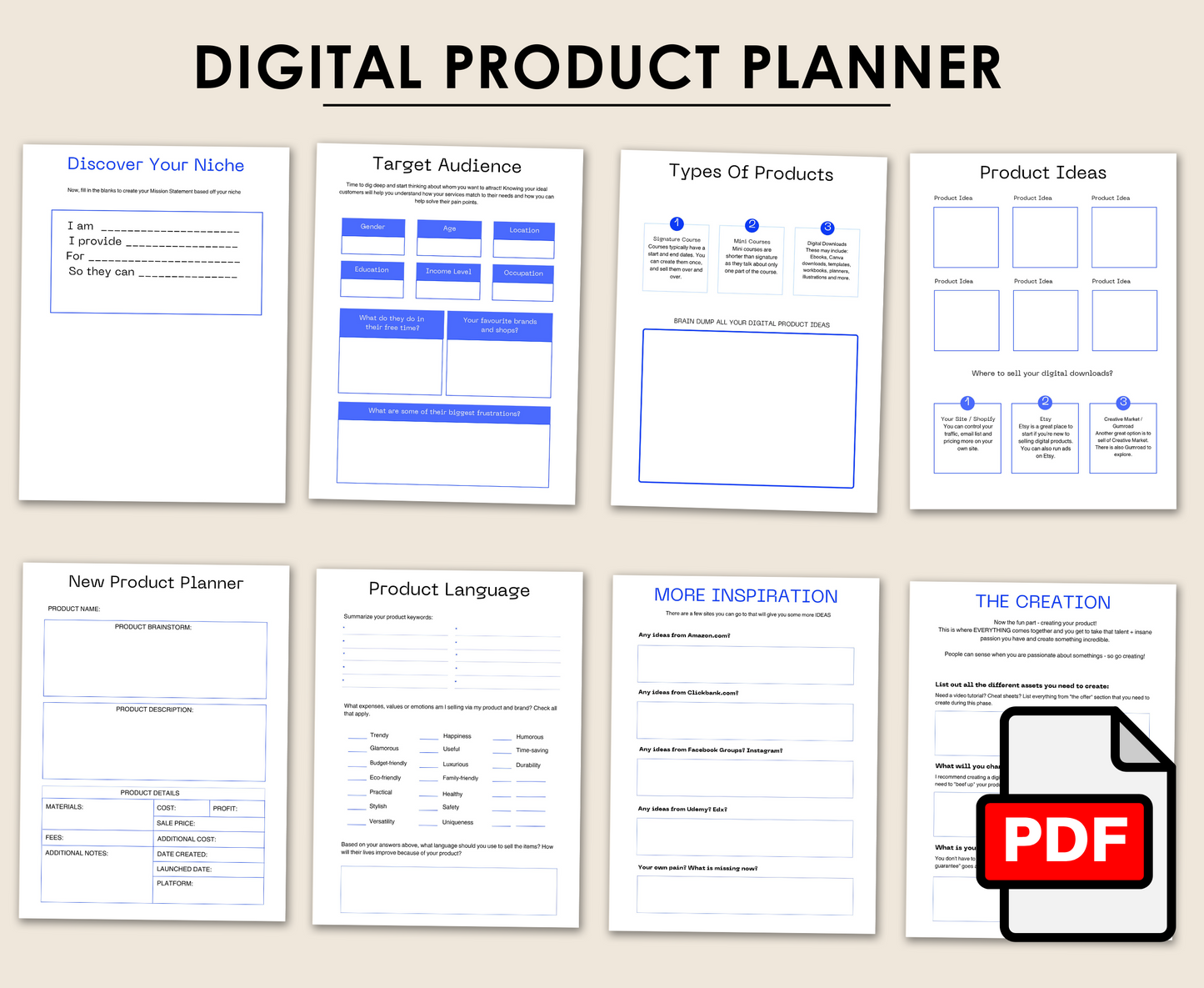 DIGITAL PRODUCT PLANNER