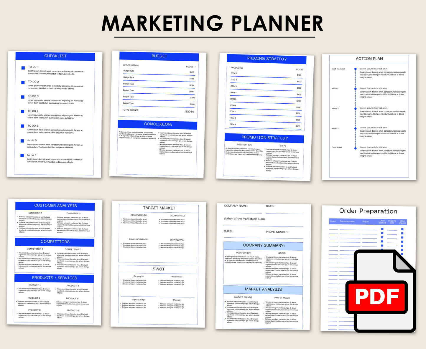 MARKETING PLANNER