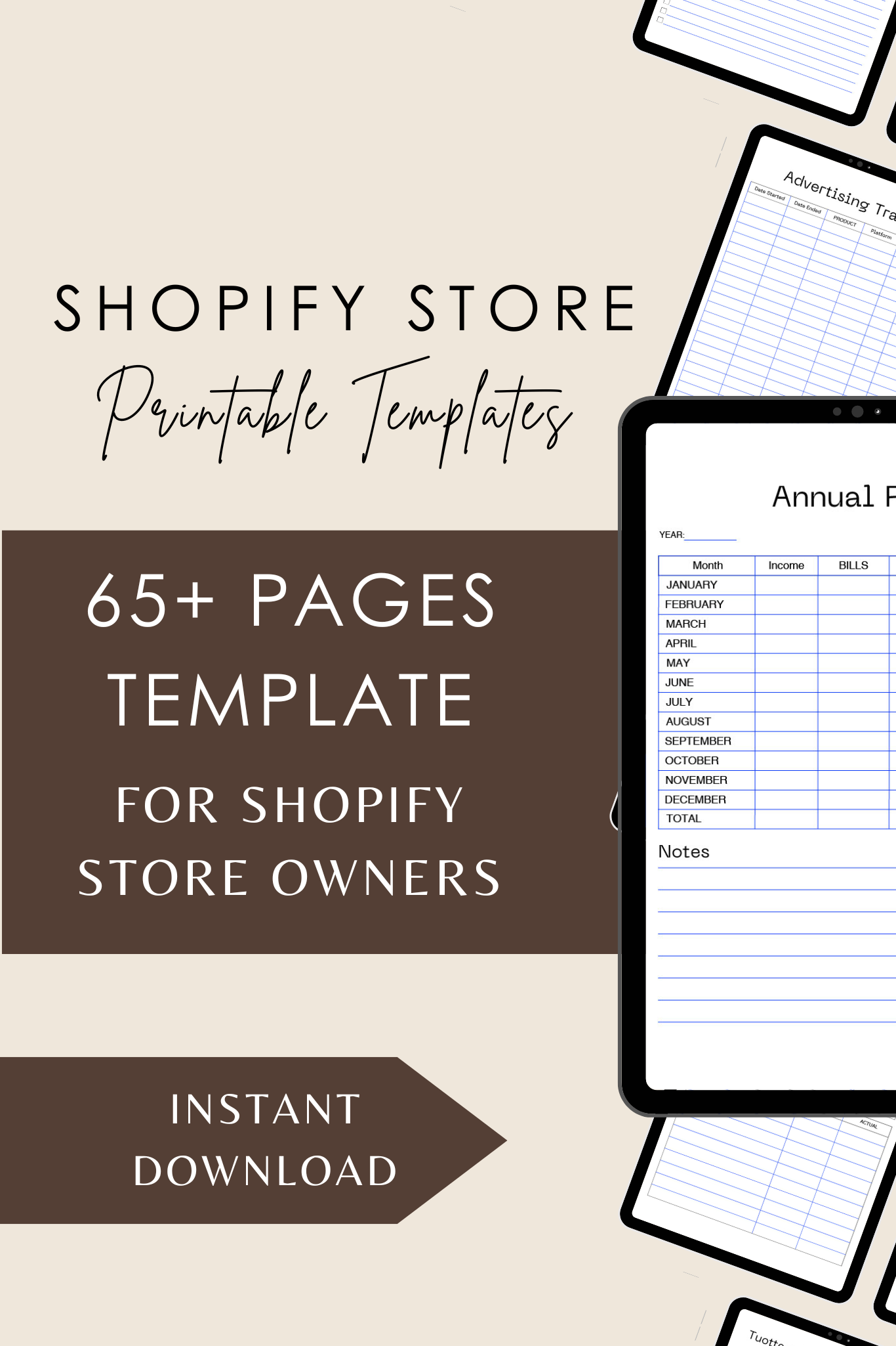 SHOPIFY STORE PLANNER