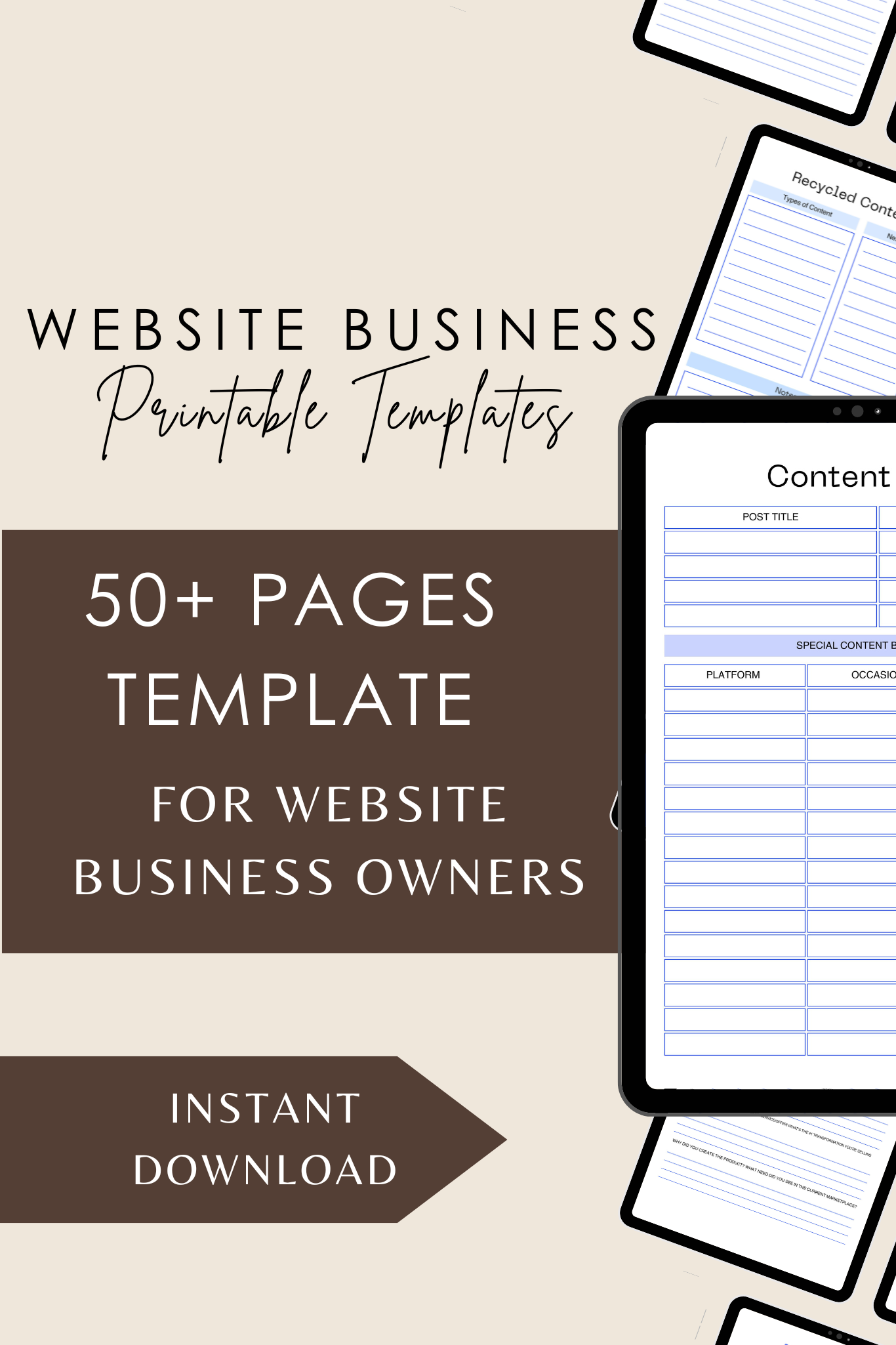 WEBSITE BUSINESS PLANNER