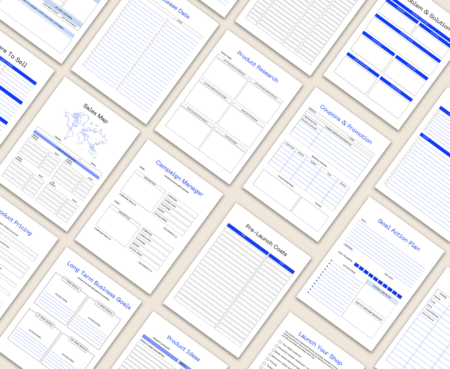 SHOPIFY STORE PLANNER