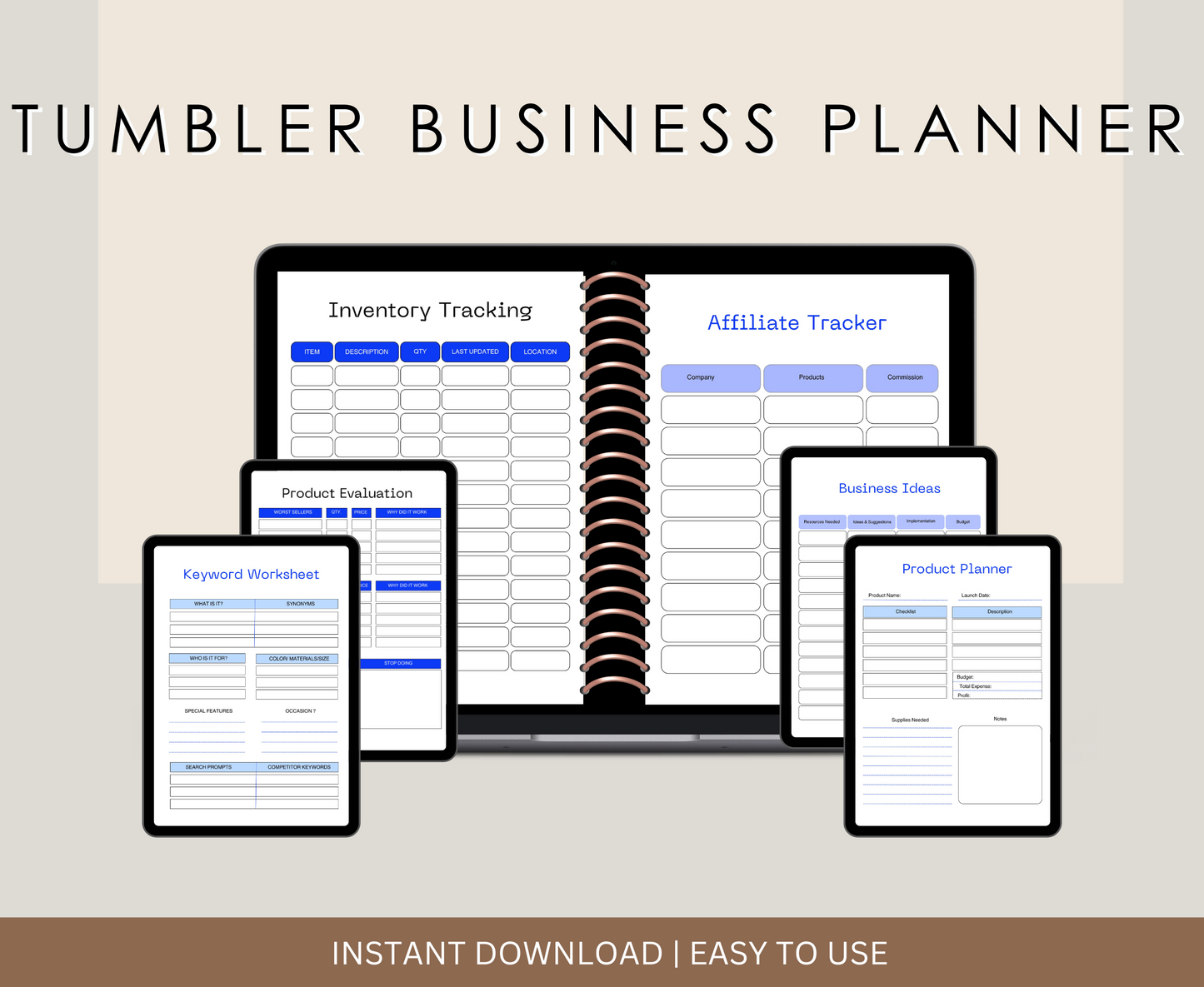 TUMBLER BUSINESS PLANNER