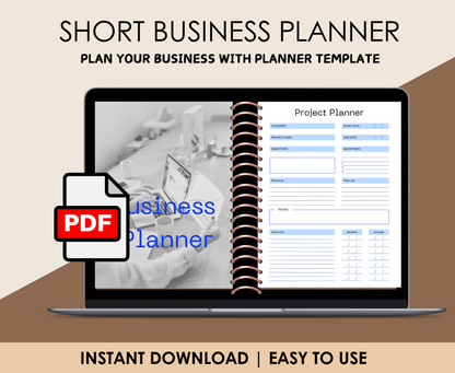 SHORT BUSINESS PLANNER