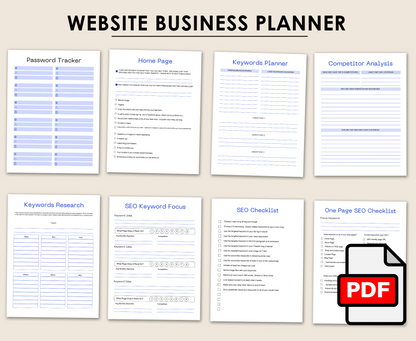 WEBSITE BUSINESS PLANNER