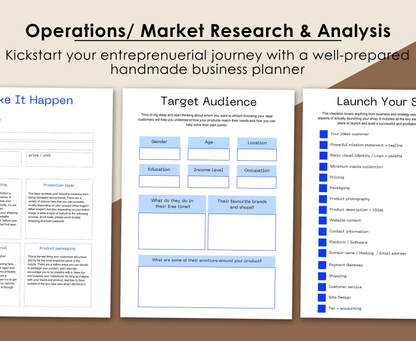 HANDMADE BUSINESS PLANNER
