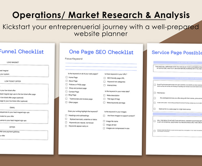 WEBSITE BUSINESS PLANNER