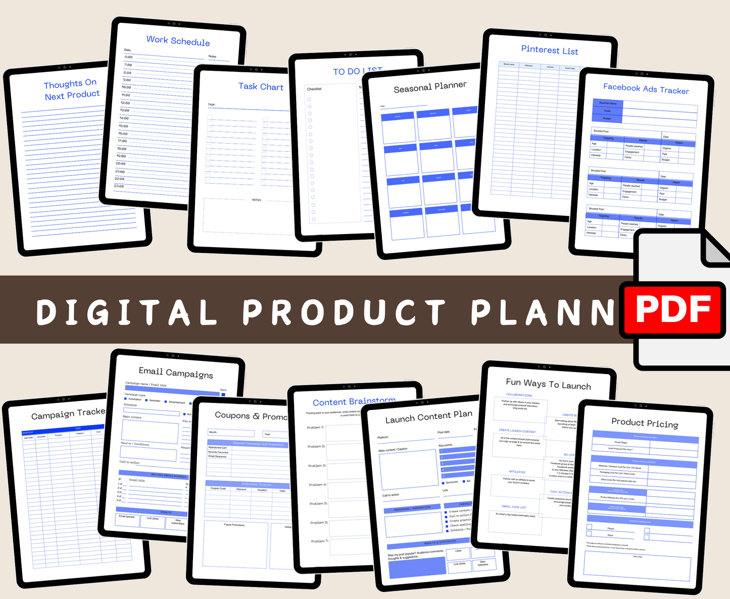 DIGITAL PRODUCT PLANNER