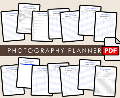 PHOTOGRAPHY BUSINESS PLANNER