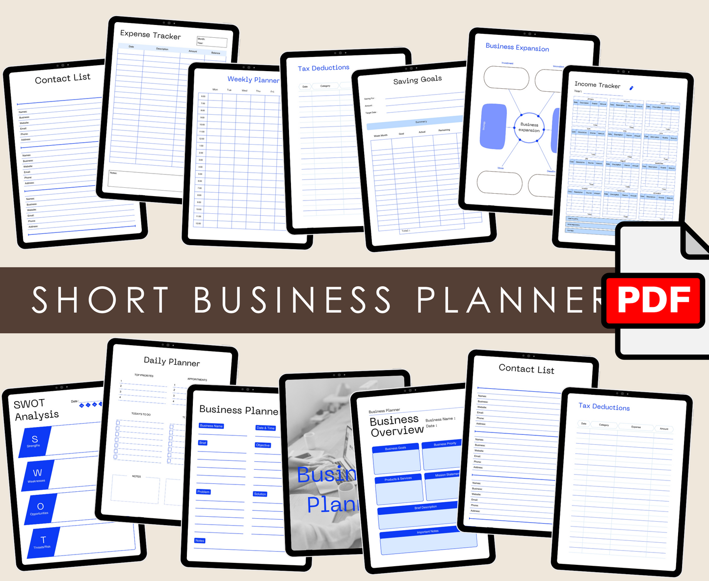 SHORT BUSINESS PLANNER