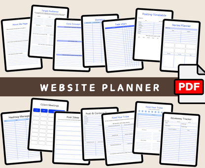 WEBSITE BUSINESS PLANNER