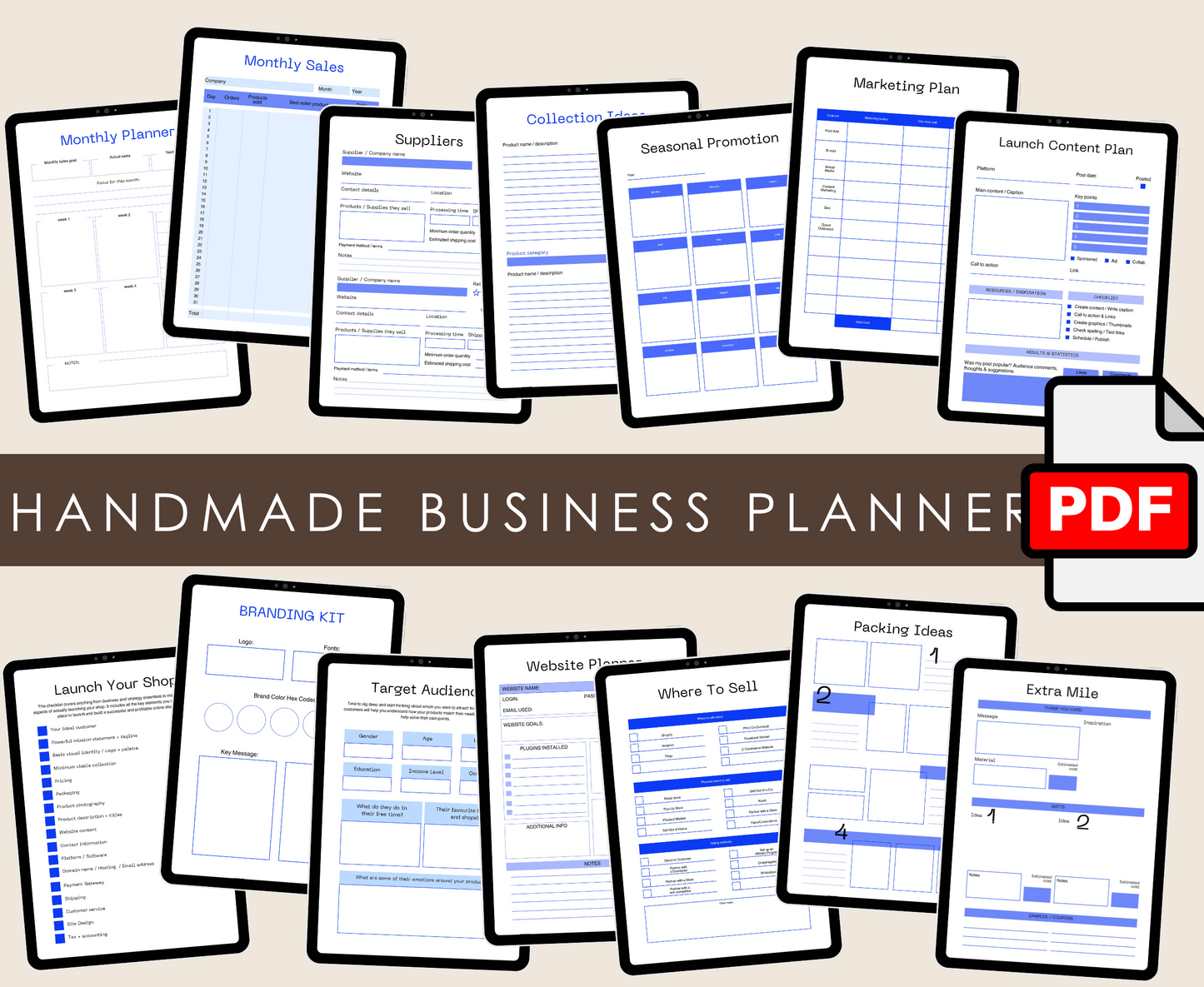 HANDMADE BUSINESS PLANNER