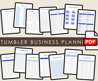 TUMBLER BUSINESS PLANNER