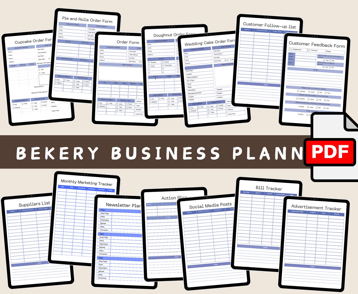 BAKERY BUSINESS PLANNER