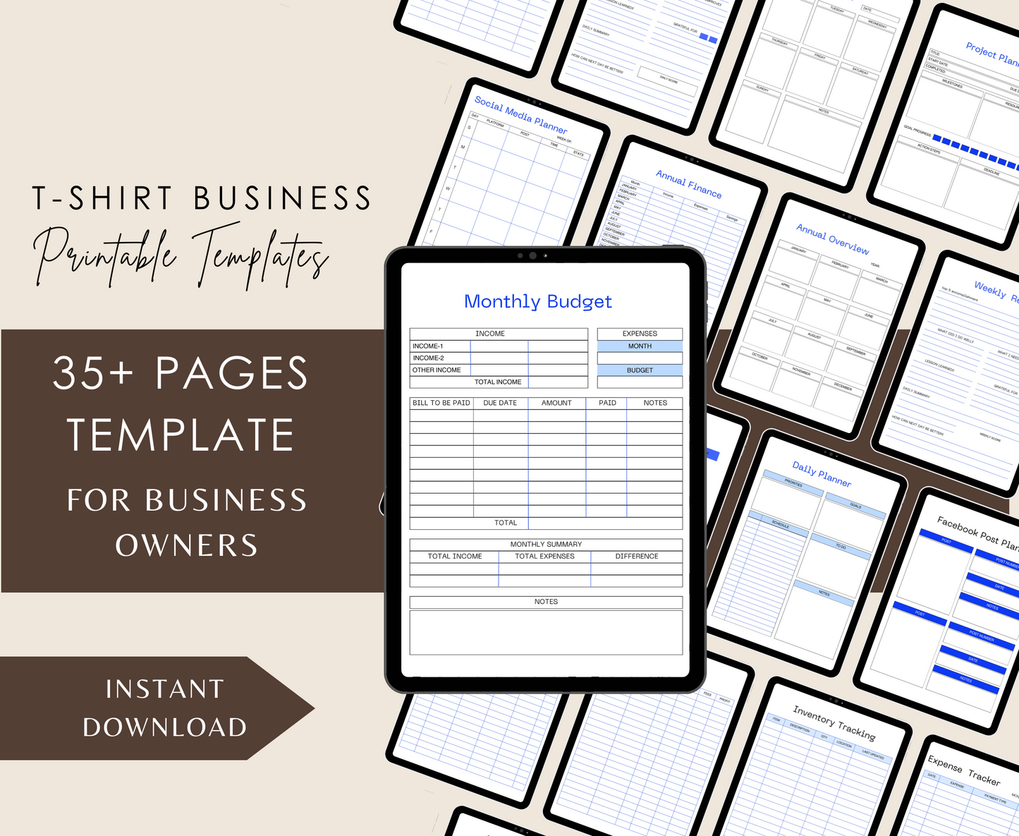 T-SHIRT BUSINESS PLANNER
