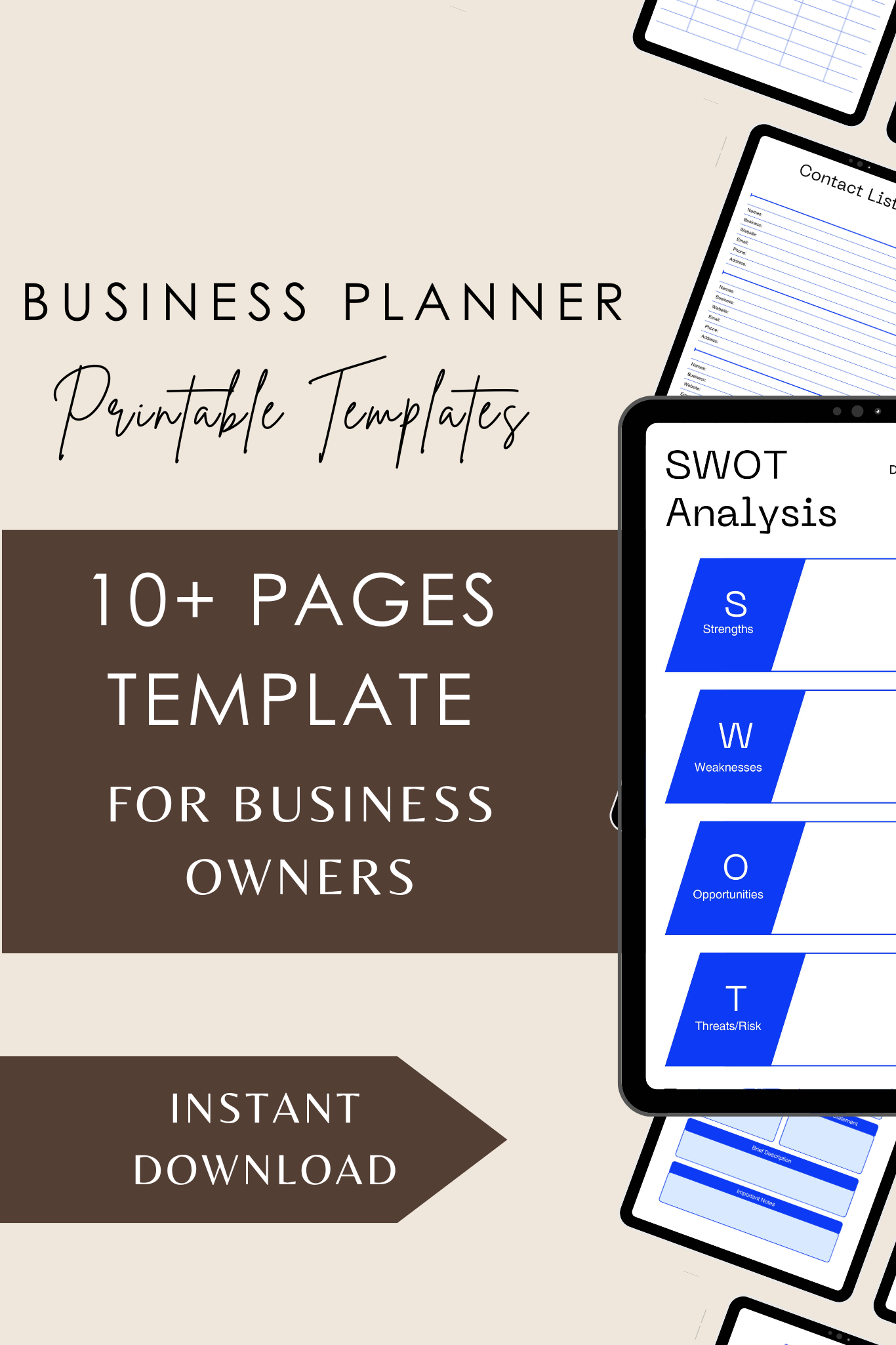 SHORT BUSINESS PLANNER
