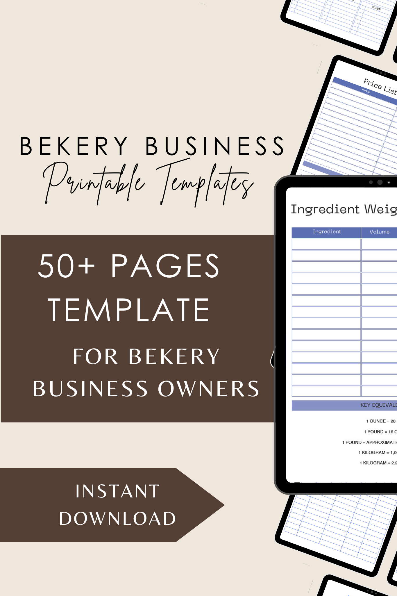 BAKERY BUSINESS PLANNER