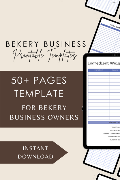 BAKERY BUSINESS PLANNER