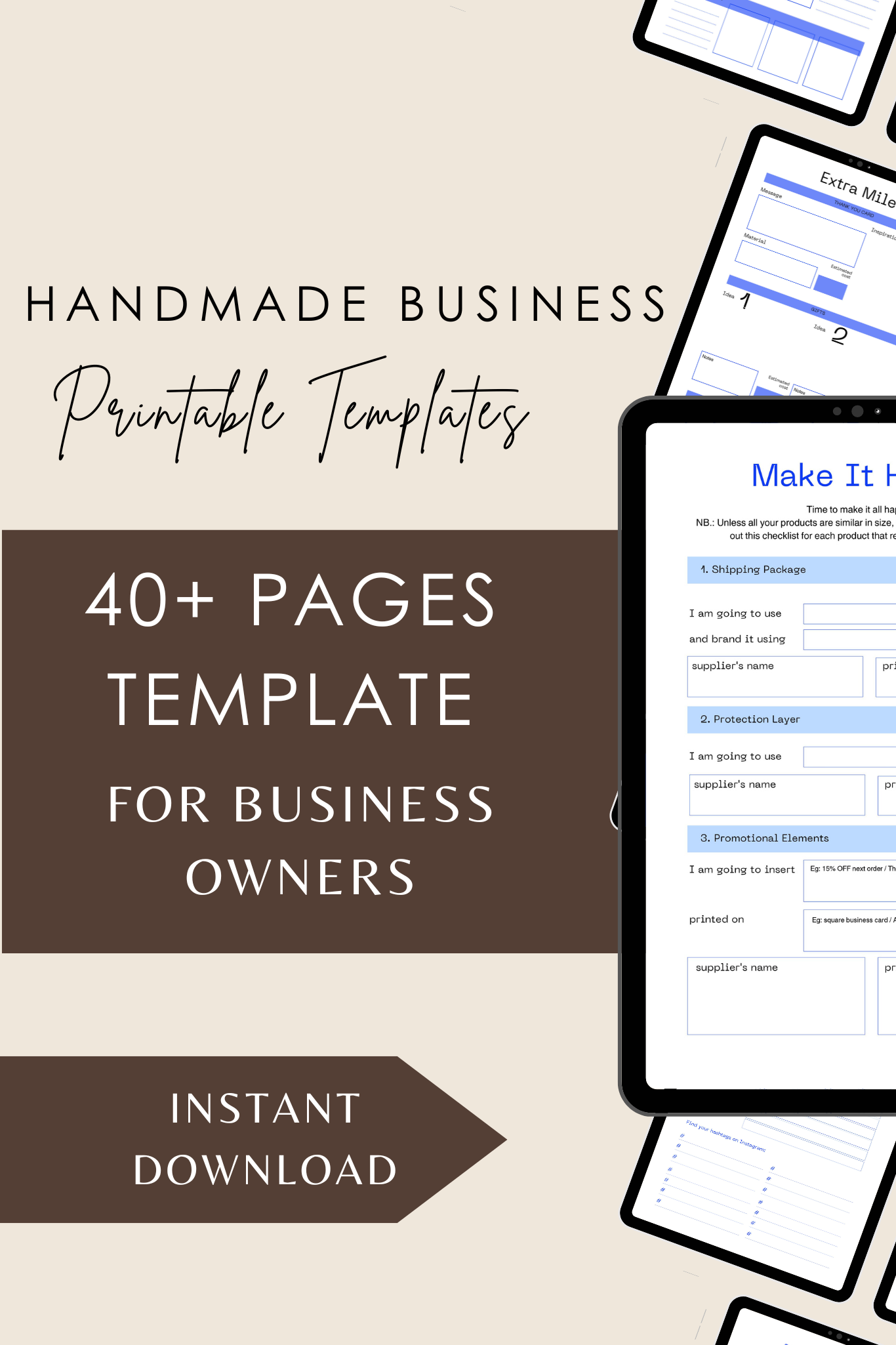 HANDMADE BUSINESS PLANNER