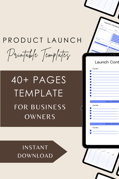 PRODUCT LAUNCH PLANNER
