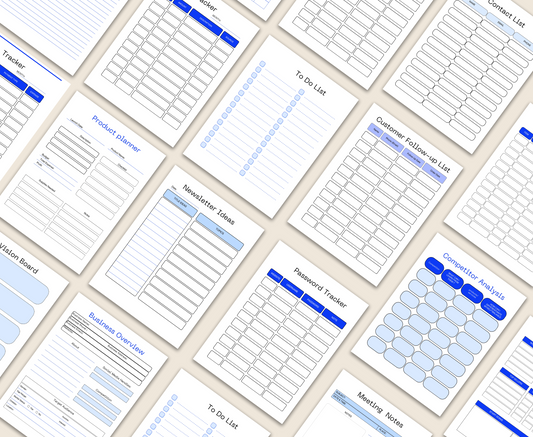 TUMBLER BUSINESS PLANNER