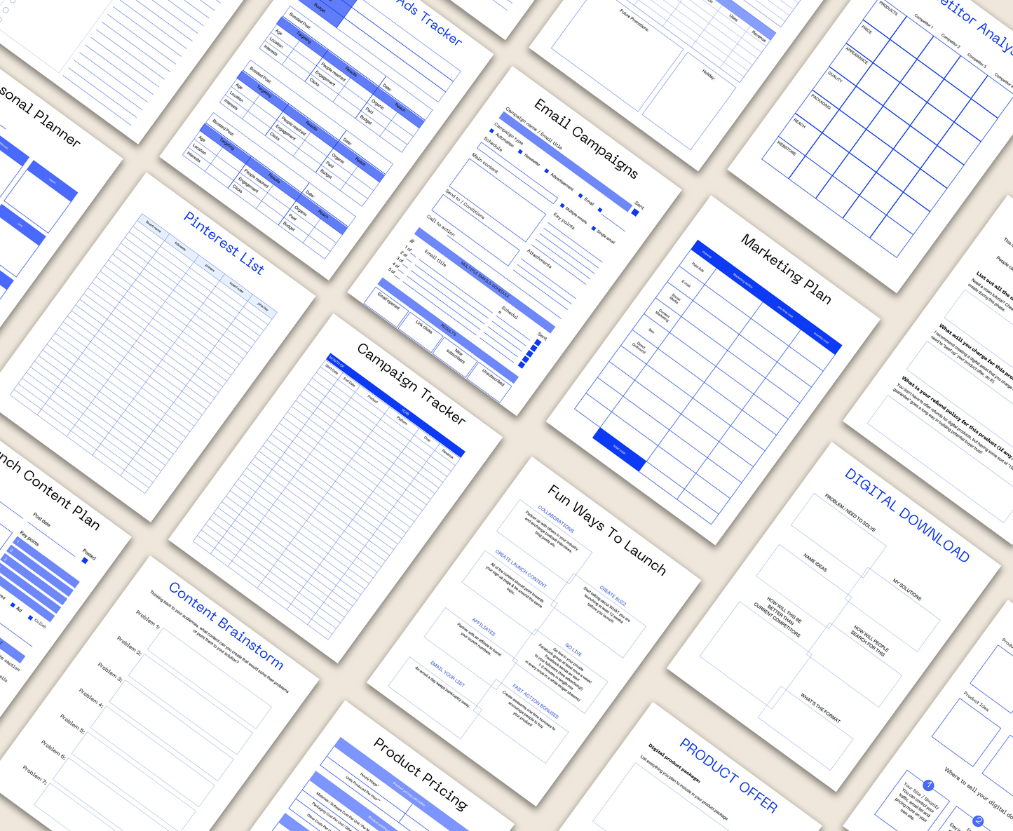 DIGITAL PRODUCT PLANNER