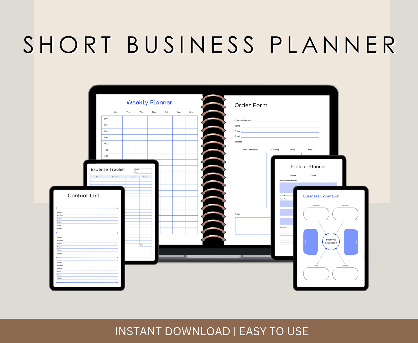 SHORT BUSINESS PLANNER