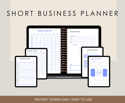 SHORT BUSINESS PLANNER